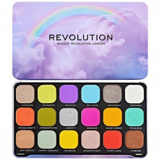 

Палетка теней для век MAKEUP REVOLUTION Eyeshadow Palette Rainbow