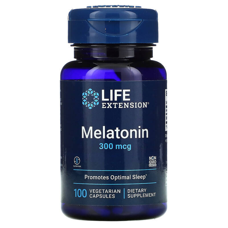 

Мелатонин Life Extension "Melatonin" 300 мкг (100 капсул)