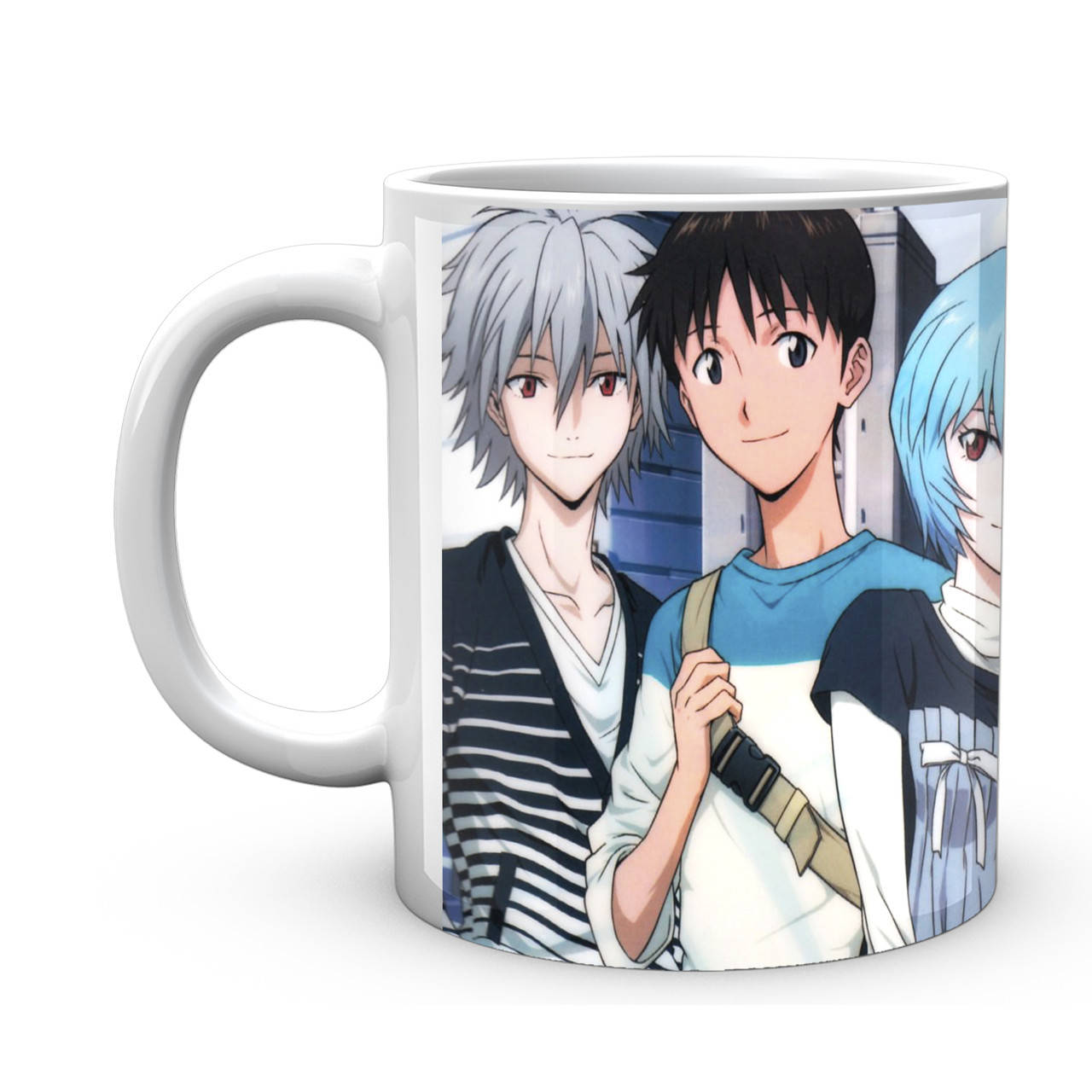 

Кружка GeekLand Evangelion Евангелион friends EV 02.03, Белый