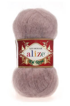 

Alize KID ROYAL 50 (Ализе Кид Рояль) № 541 норка (Пряжа мохер, нитки для вязания)
