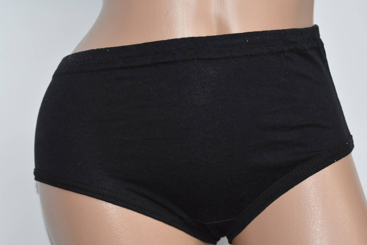 

Трусики женские черные XS, 44, Черный