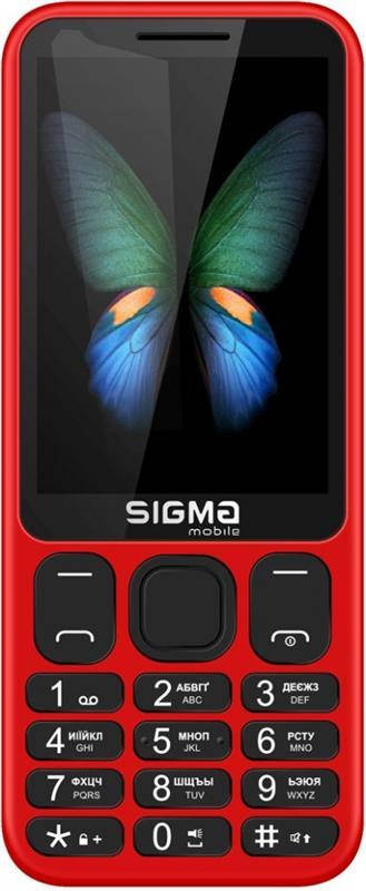 

Мобильный телефон Sigma mobile X-Style 351 Lider Dual Sim Red, Красный