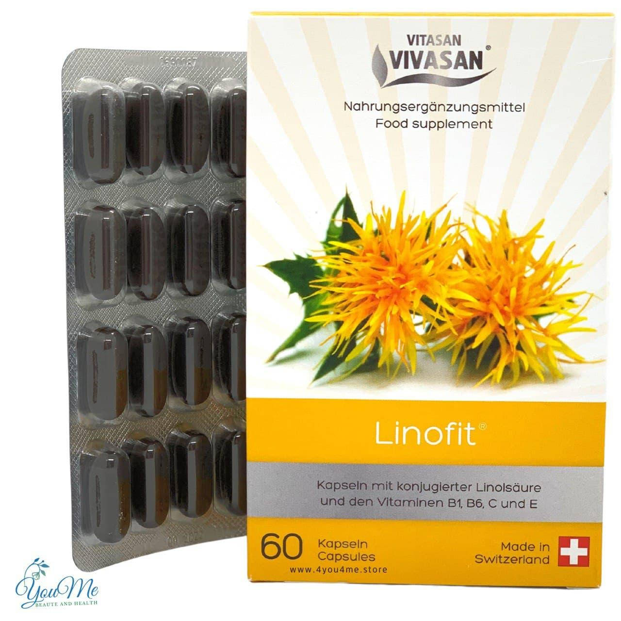 

Капсулы Линофит комфортное снижение веса Linofit Вивасан Швейцария 60 шт