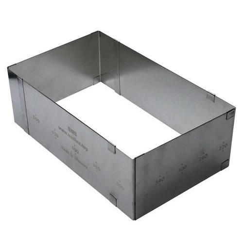 

Форма для випічки металева розсувна Прямокутник / Квадрат, висота 10 см