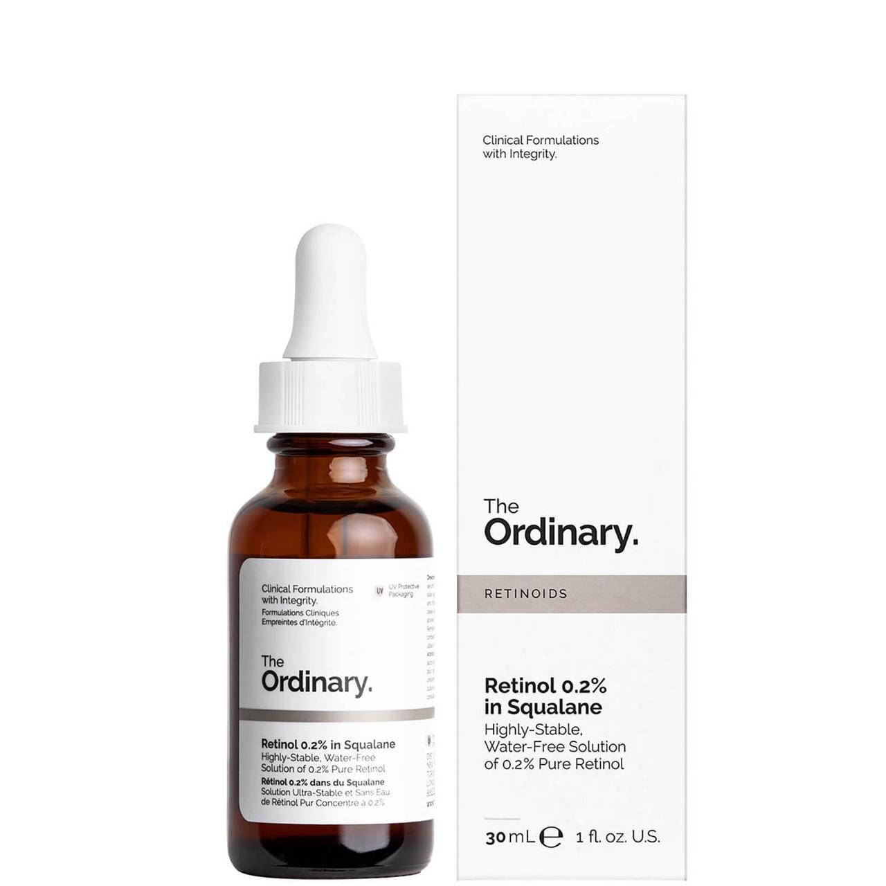 

Сыворотка для лица с ретинолом 0,2% The Ordinary Retinol 0,2% in Squalane