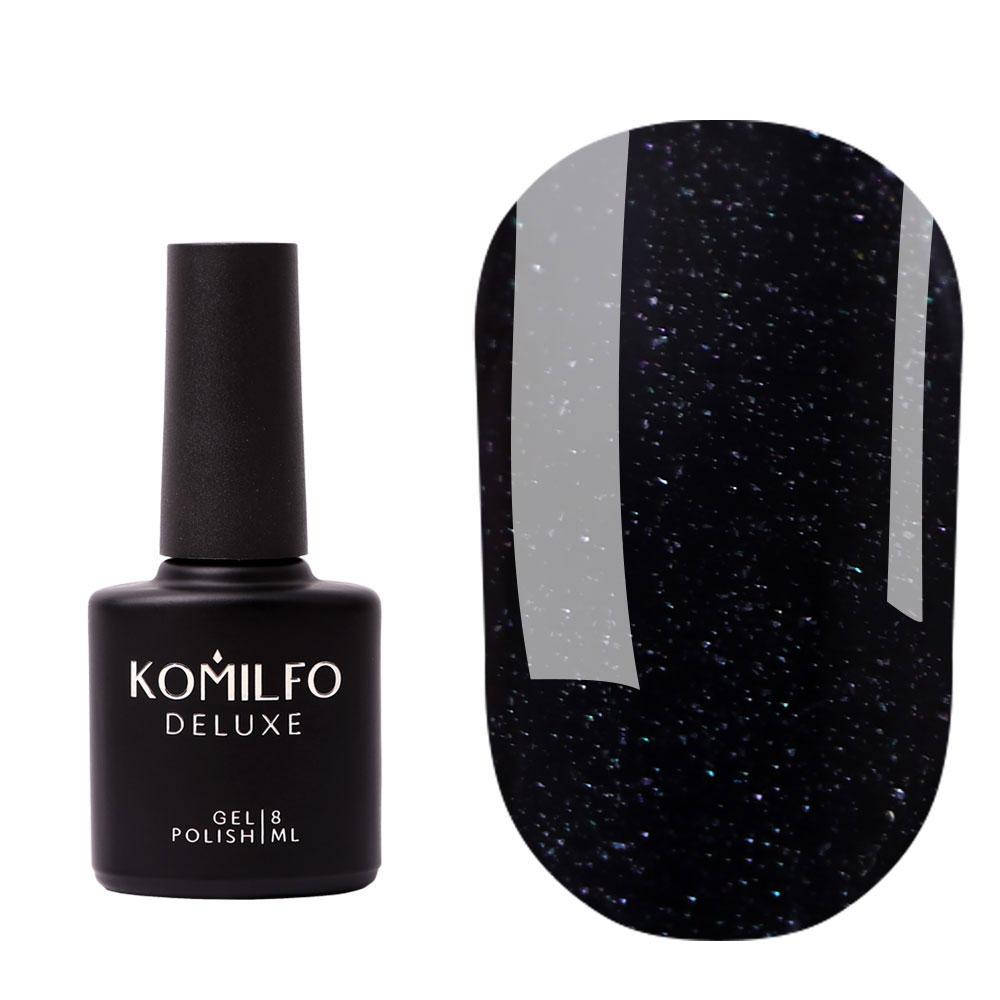 

Гель-лак Komilfo Glitter Top — закрепитель для гель-лака с глиттером, 8 мл