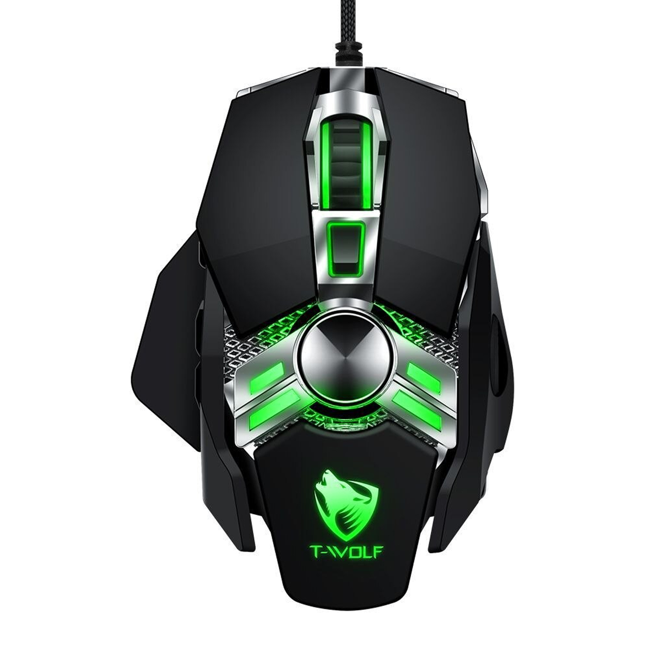 

Компьютерная мышь игровая проводная T-Wolf V10, Черный