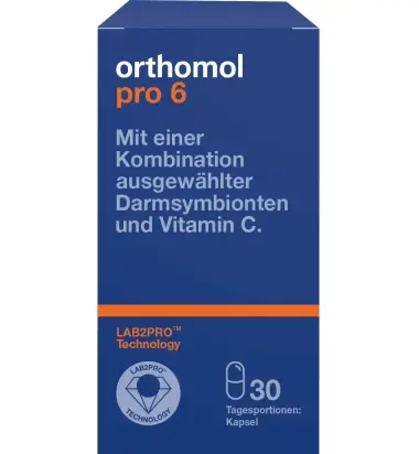

Витамины Ортомол Про 6 для иммунитета и микрофлоры 30 дней капсулы Orthomol Immun Pro