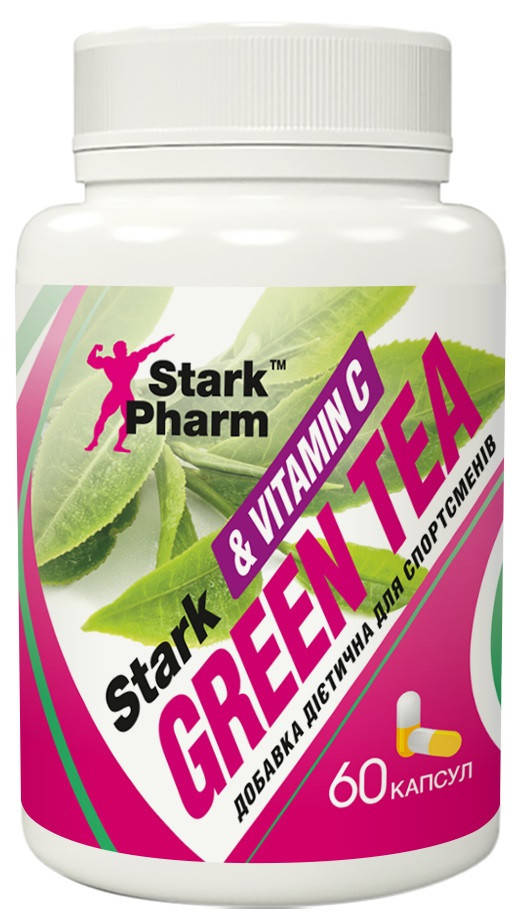 

Жиросжигатель Stark Pharm - Green Tea + Vit C (60 капсул)