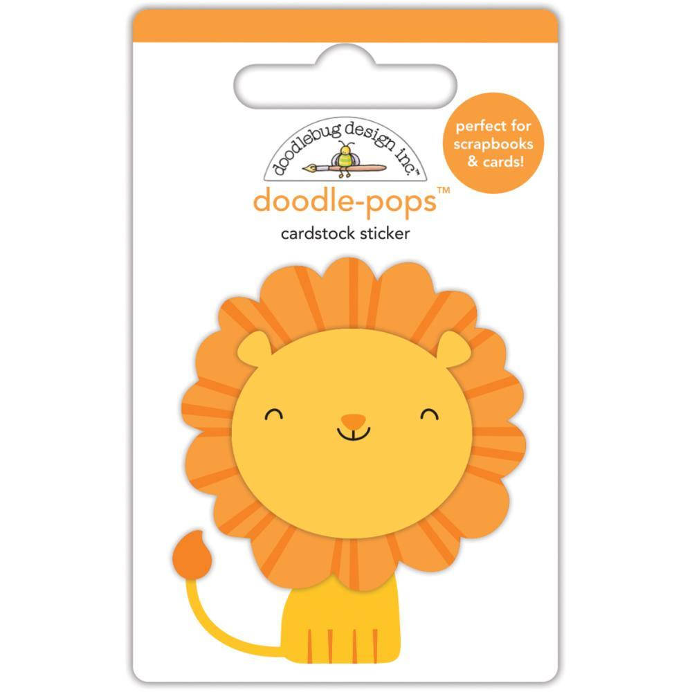 

Наклейка 3D - Doodlebug - At The Zoo - Leo Lion