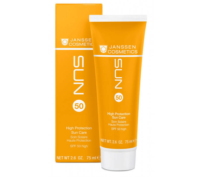 

Антивозрастной солнцезащитный крем SPF 50 JANSSEN High Protection Sun Care SPF 50 75 мл