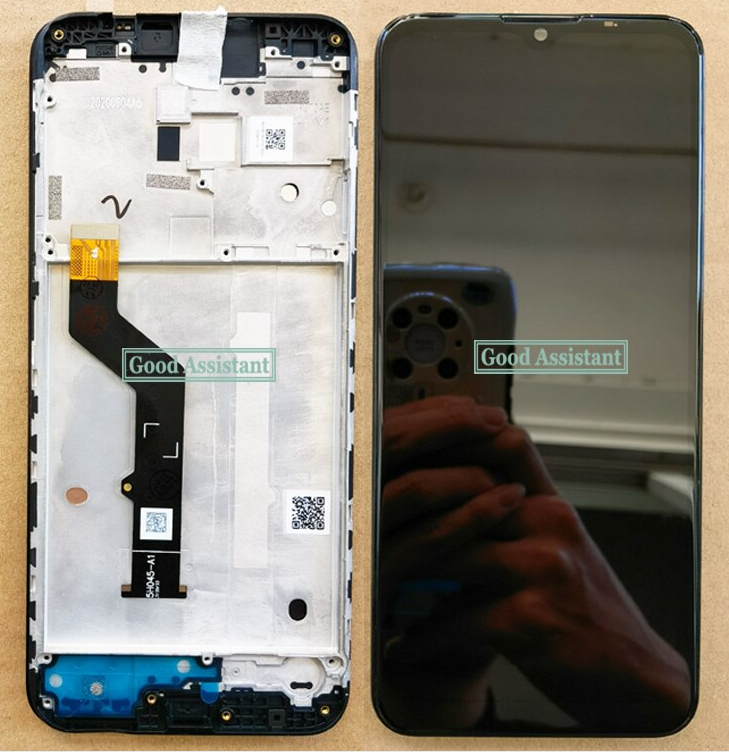 

Дисплей Motorola XT2081, XT2081-1 E7 Plus с сенсором (тачскрином) черный с рамкой Оригинал