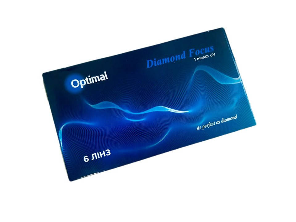 

Контактные линзы Optimal Diamond Focus 1 Monthly UV -0.75 8.6 1 упаковка
