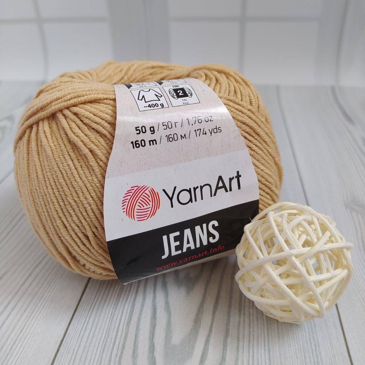 

YarnArt Jeans (№07) пісочний, Песочный