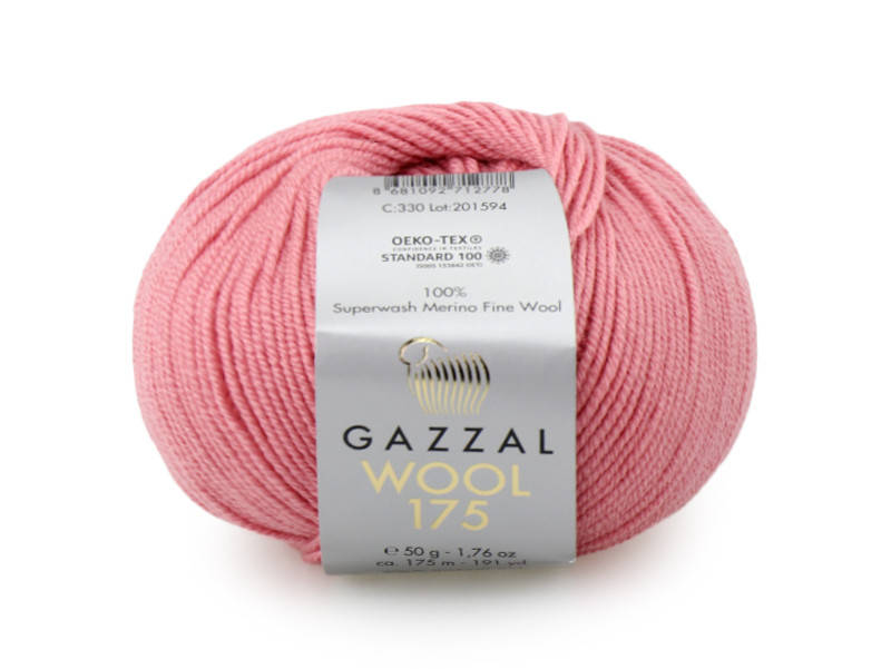 

Gazzal Wool 175, Темно-розовый №330