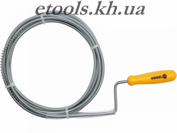 

Сантехнический трос для прочистки канализационных труб 1,5метра Vorel 55541