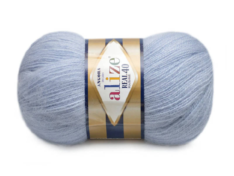 

Alize Angora Real 40, Светло-голубой №51