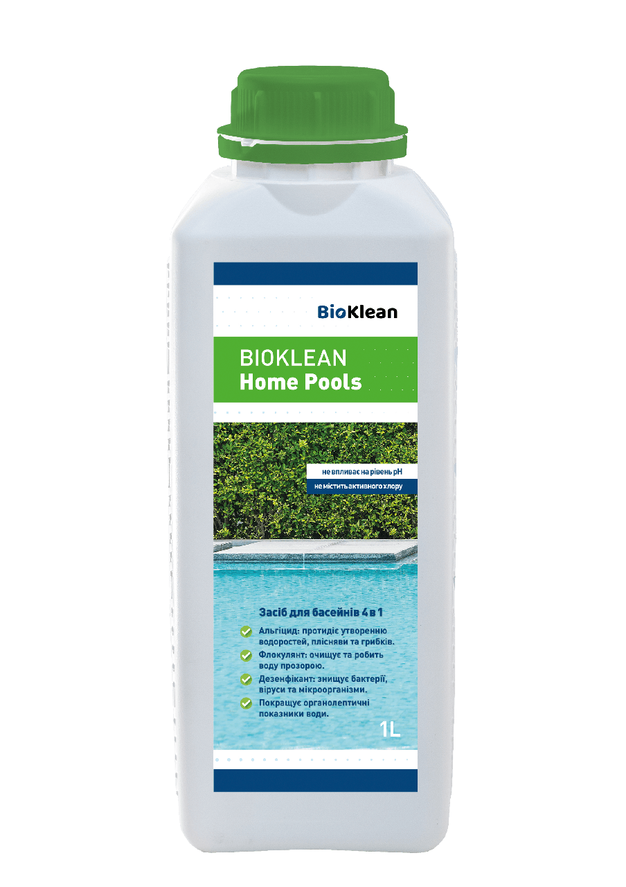 

Средство для очищения воды в бассейне Home Pools 1 л BioKlean
