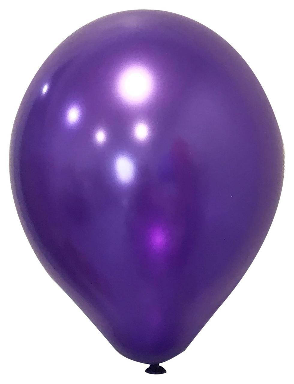 

Воздушные шары металлик фиолетовый 10" (25 см) Balonevi
