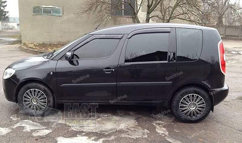 

ДЕФЛЕКТОРЫ ОКОН, ВЕТРОВИКИ SKODA ROOMSTER 2006- COBRA