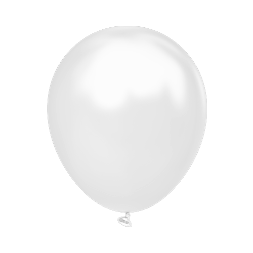 

Латексный шар без рисунка Kalisan Металлик Белый 12" 30 см