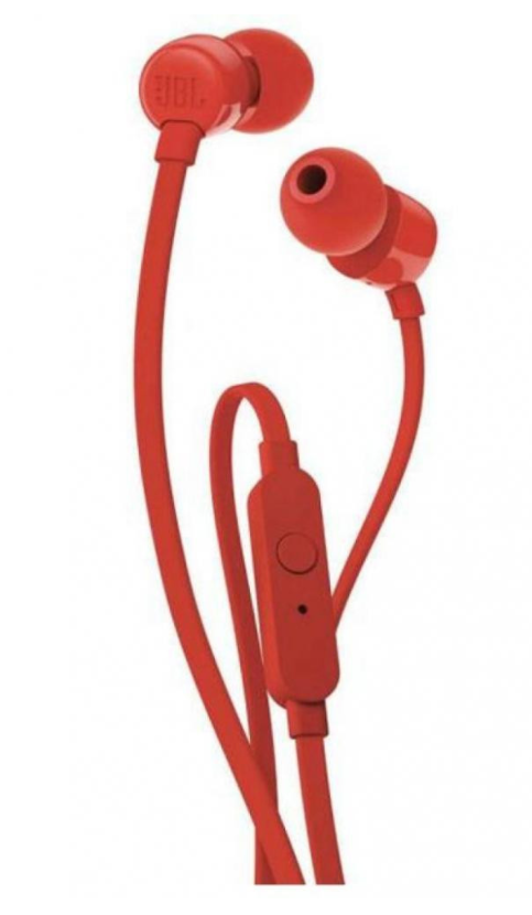 

Наушники с микрофоном JBL T110 Red (JBLT110RED), Красный