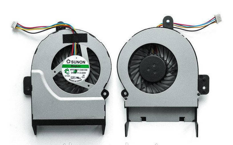 

Оригинальный кулер для ноутбука ASUS X55, X55V, X55VD (4pin, 9mm) вентилятор, FAN