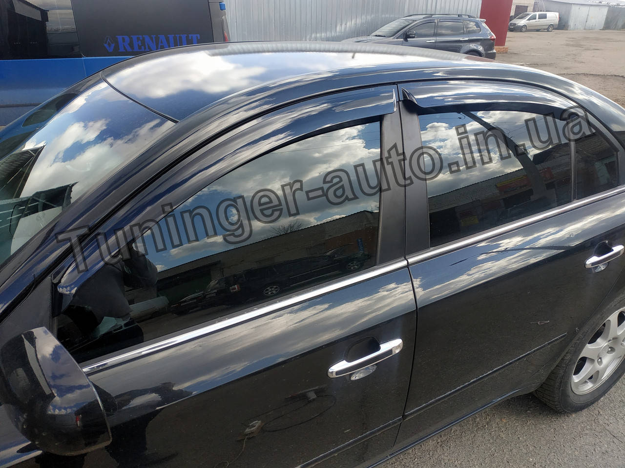 

Ветровики, дефлекторы окон Hyundai Sonata NF Хюндай Соната 2005-2010 (Autoclover/Корея)