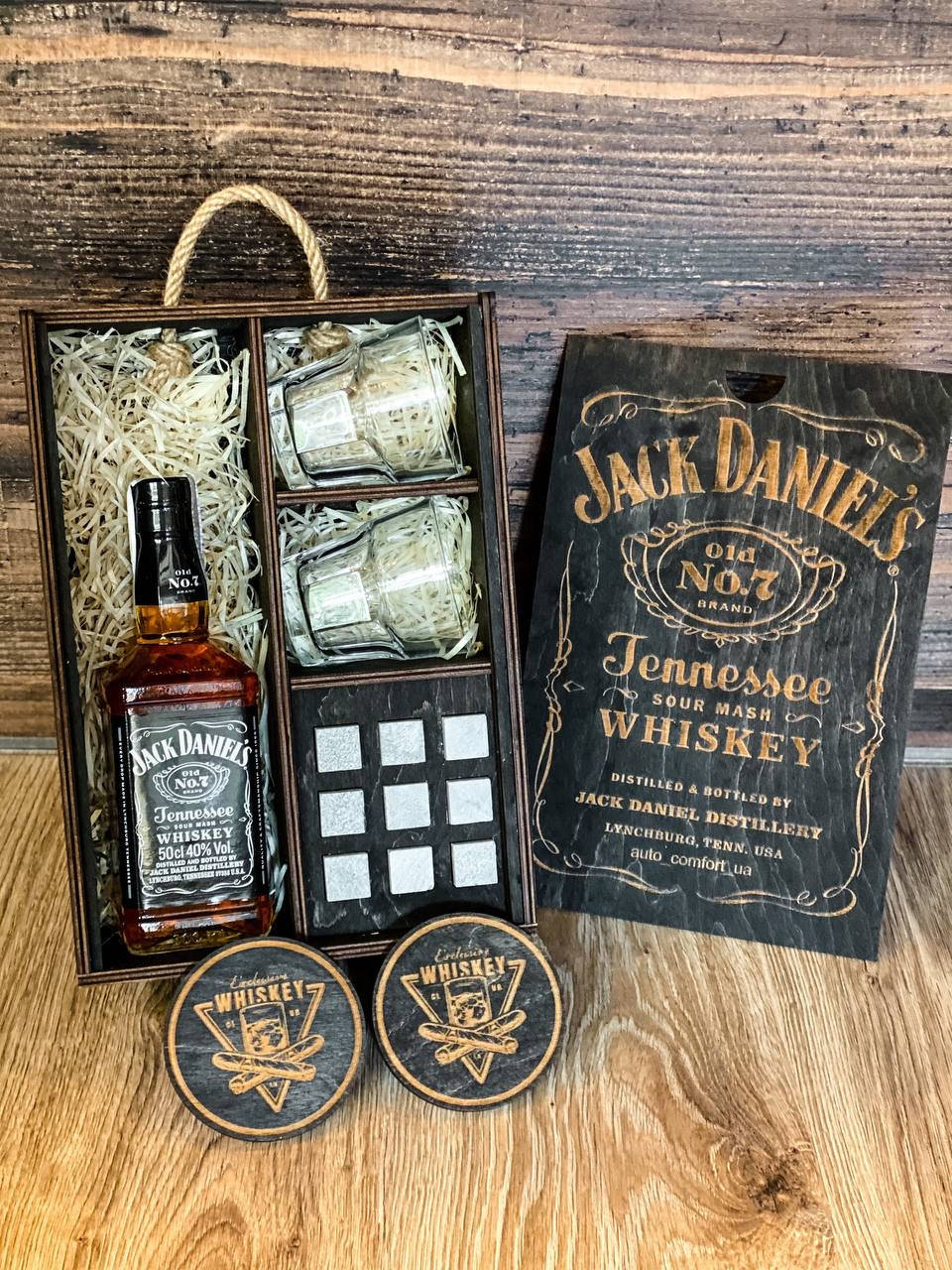 

Набор для виски с индивидуальной гравировкой Jack Daniel’s