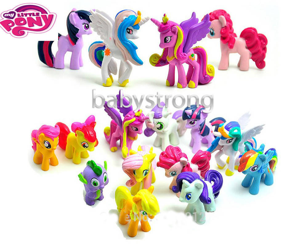 

Набор фигурок Май Литл Пони цена за 12 шт My Little Pony 4-5 СМ игрушки