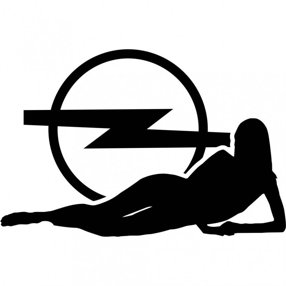 

Виниловая наклейка на автомобиль - Opel Девушка | Opel Girl