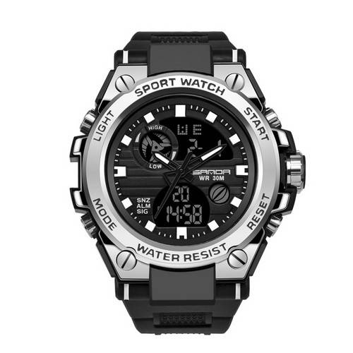 

Часы Sanda 739 Black-Silver