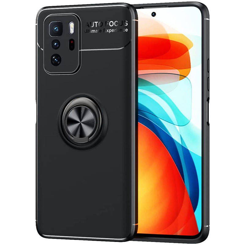 

Чехол под магнитный держатель для Xiaomi Redmi Note 10 5G / Poco M3 Pro (Черный)