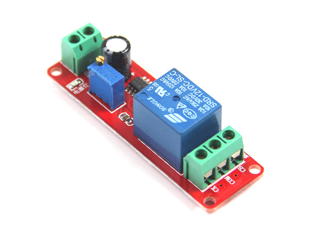 

Реле задержки на включение и отключение от 0 до 10 секунд 12V NE555