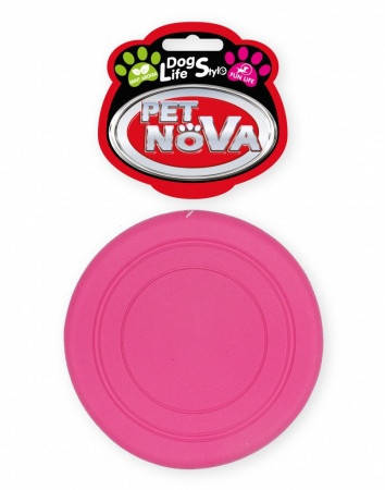 

Игрушка для собак Фрисби Pet Nova 18 см розовый