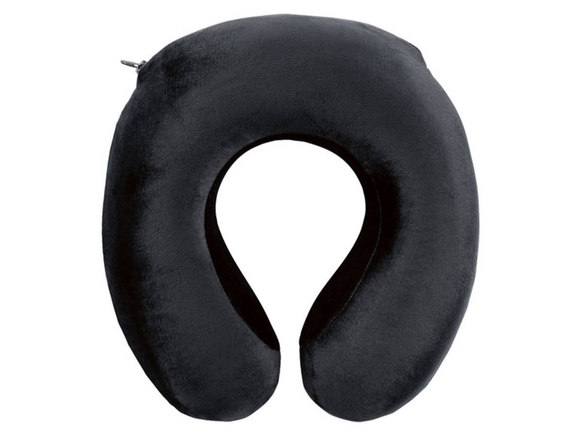 

Дорожная подушка Memory Foam для шеи Livarno Home 28 х 26 х 9,5 см, Черный