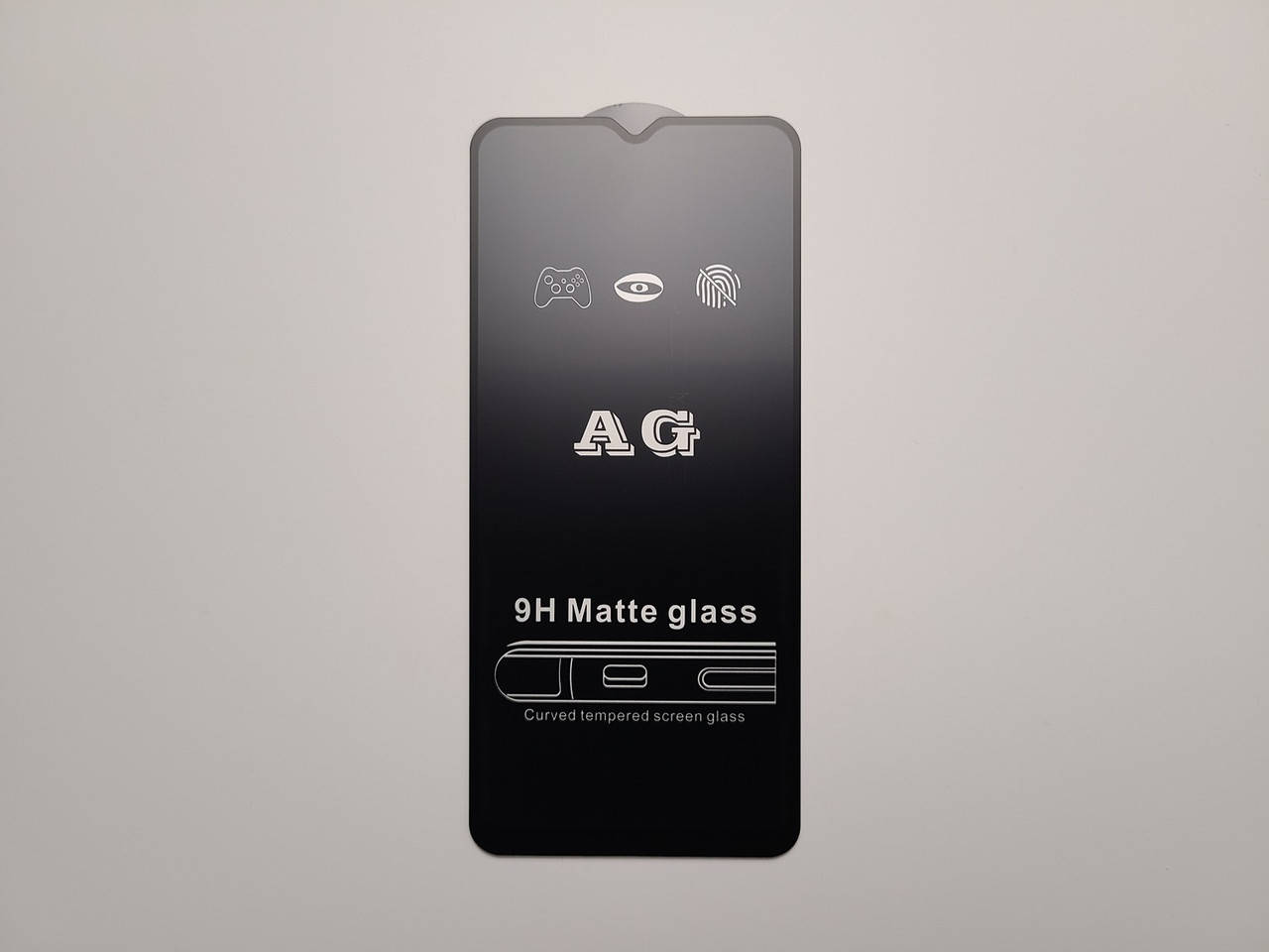 

Матовое защитное стекло для Xiaomi Redmi 9A, Черный