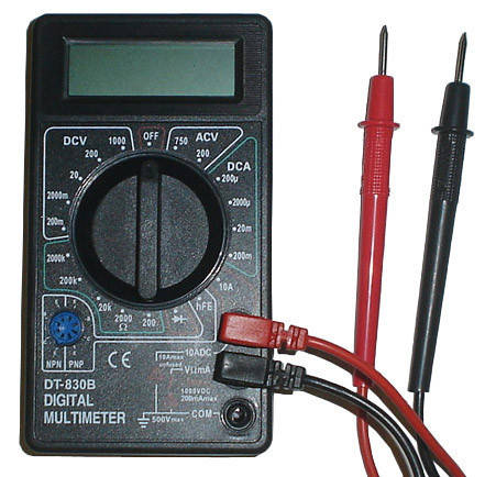 

Мультиметр тестер с защитой от перегрузок DT 830B