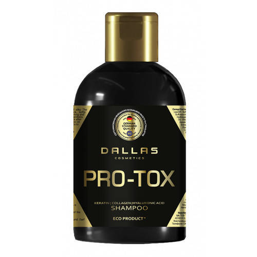 

Шампунь для волос с кератином, коллагеном и гиалуроновой кислотой 1000 мл Hair Pro-Tox Dallas 723314