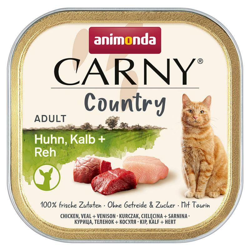 

Animonda Carny Country курица,телятина и косуля влажный корм для котов (100г)