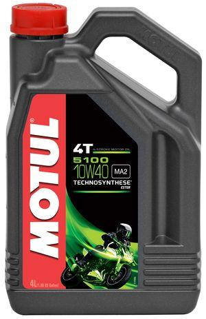 

Моторное масло MOTUL 5100 4T SAE 10W40 для мотоциклов 4л