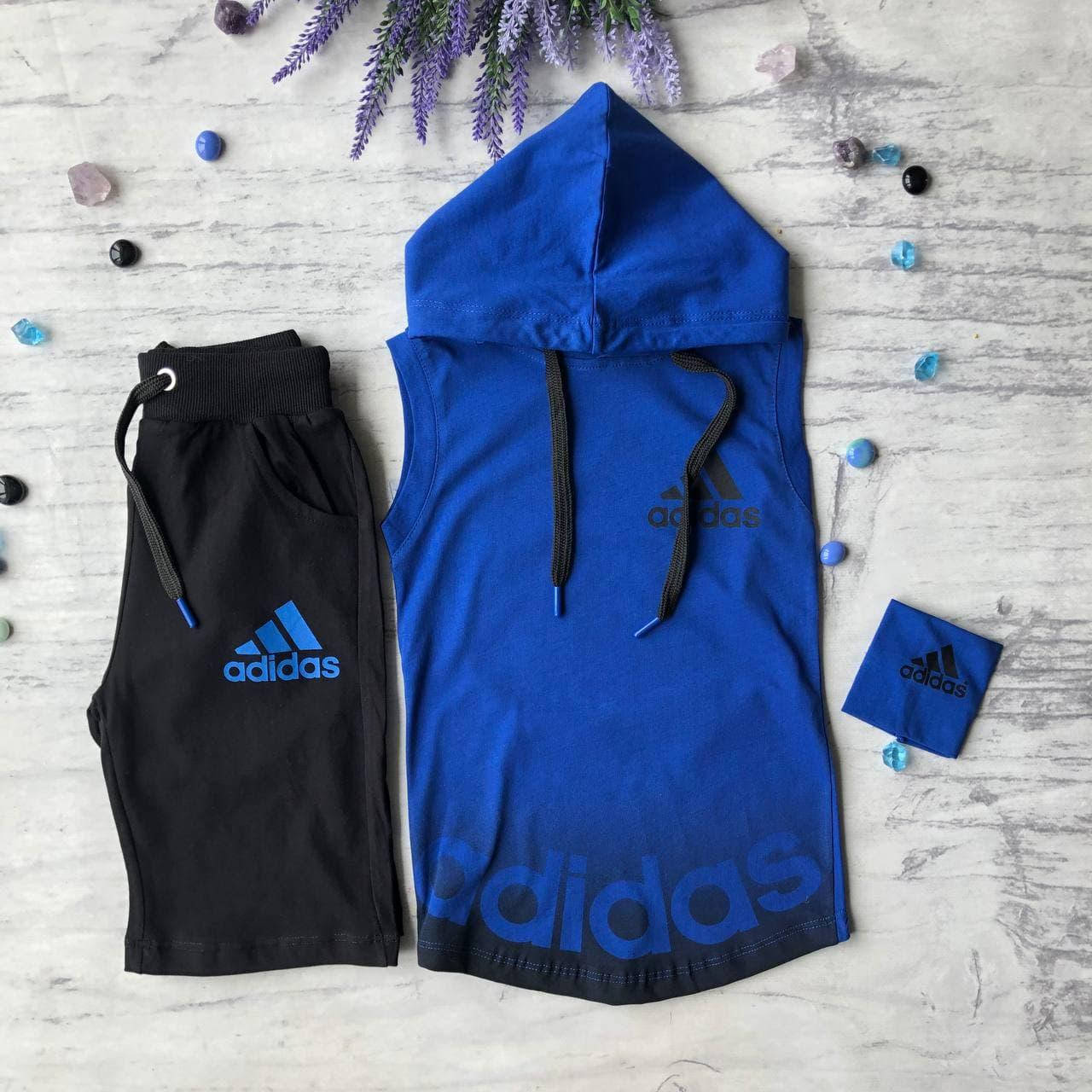 

Летний костюм на мальчика в стиле Adidas 87. Размер 110 см, 116 см, 122 см