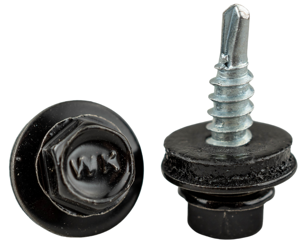 

Саморез 4.8х19 RAL 9005 для крепления металлических листов внахлест WSBP Wkret-Met (250 шт/уп)