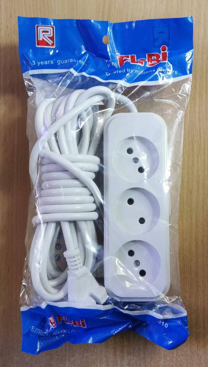 

Удлинитель FL-BI 3 розетки, 5 метров (белый)