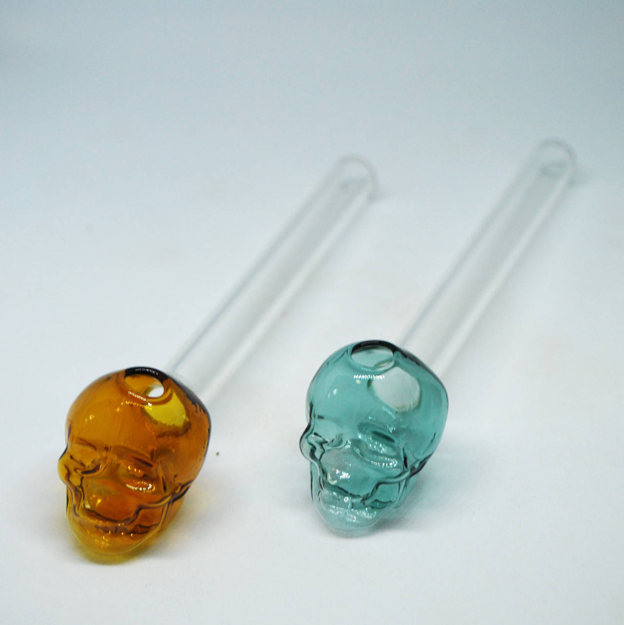 

Стеклянная трубка для курения Oil Skeleton