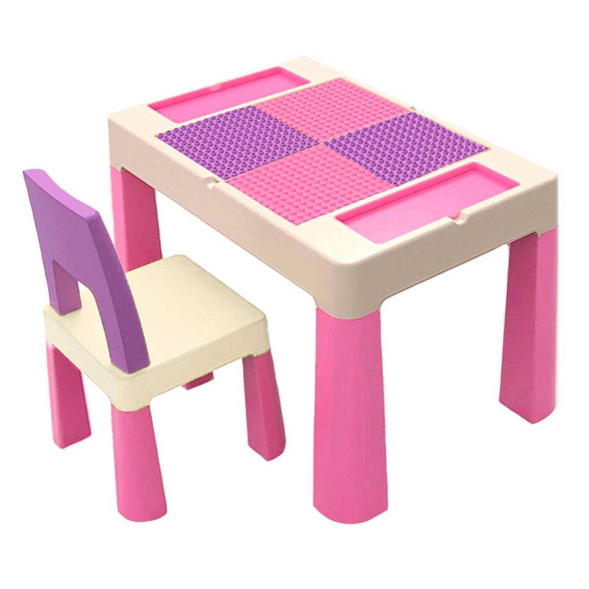 

Столик и стульчик Poppet Color Pink, Розовый
