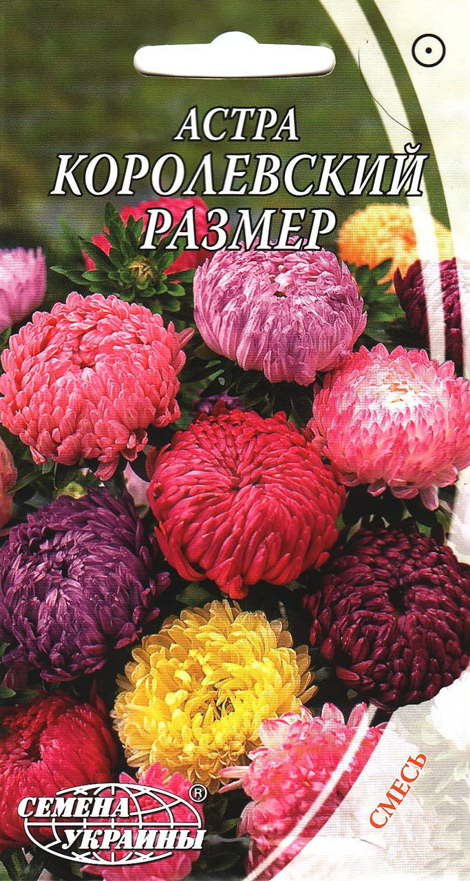 

Семена Астра пионовидная Королевский размер 0,25г Семена Украины