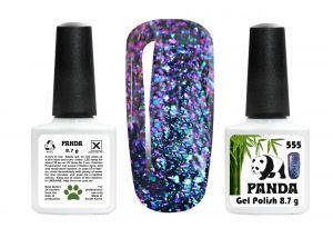 

Гель-лак PANDA 555 хлопья Юки, 8.7 г
