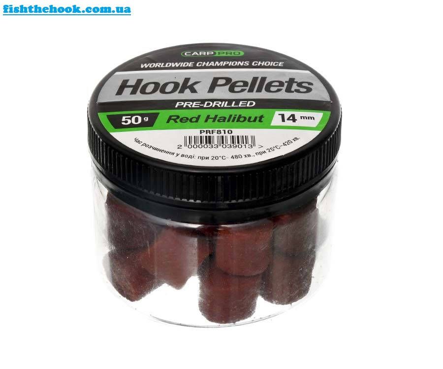 

Насадочный пеллетс Carp Pro Pre-Drilled Red Halibut 14мм