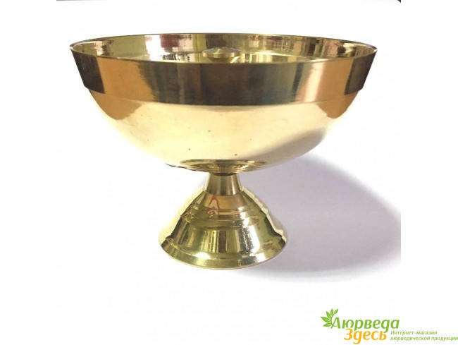 

Діпа d5,5 см висота 4,1см №2 УТ-00004380, Дипа лампа Лампада латунная, Аюрведа Здесь